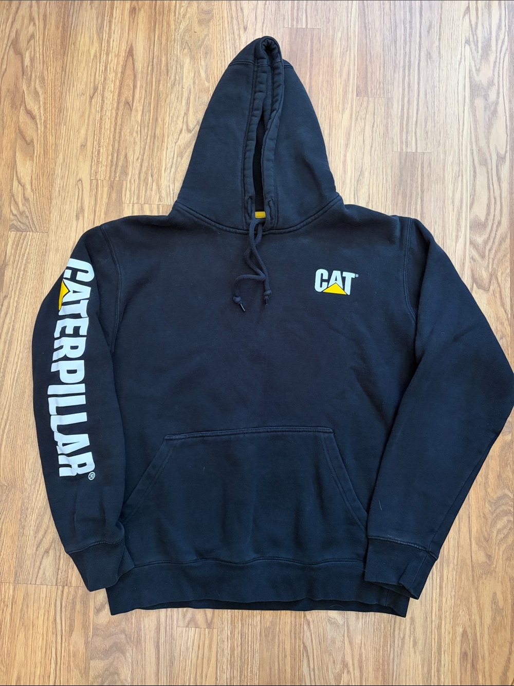 CAT Caterpillar Sweatshirt Hoodie Size Large L